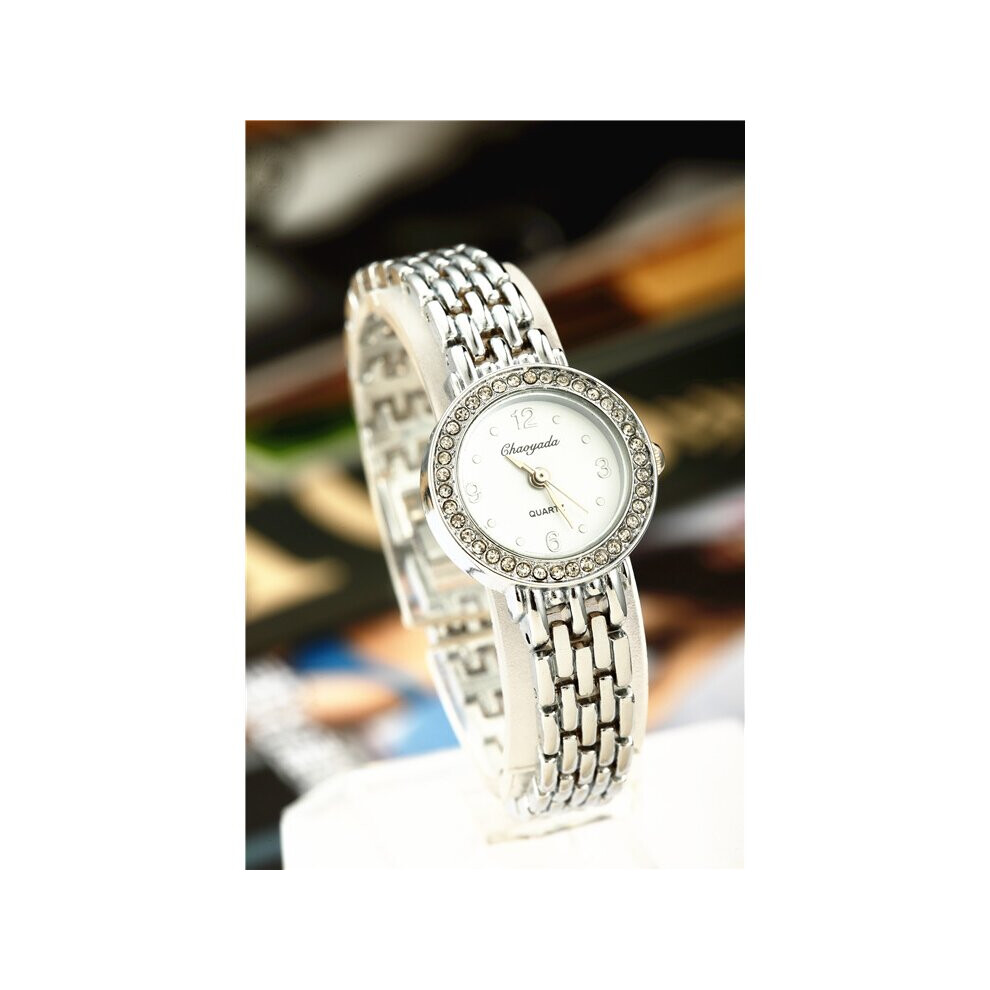 Casual Clock Silver Bracelet Watch Women Rhinestone Watches ladies Quartz Wristwatch TME0018-image-OPC-PBTB52J-NEW