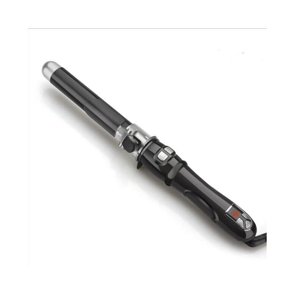 ( Black) Rotating Electric Curling Iron Automatic Hair Curler Big Waver