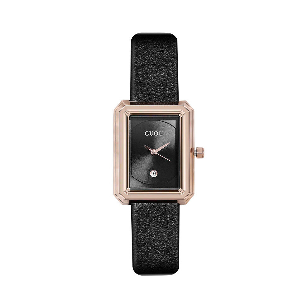 Guou Small Dial Rectangle Women Watches Bracelet Watch Ladies Casual Quartz Watchwatch Montre Femme Reloj Muje-image-OPC-PBTB99M-NEW