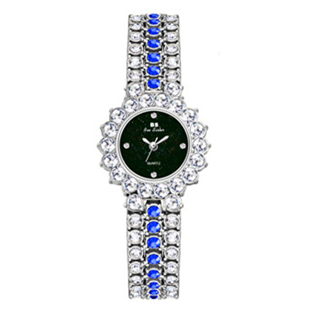 Accented Bracelet Watch Rhinestones Waterproof Quartz Watch for Outside Office Business Meeting-image-OPC-PBTB9BJ-NEW