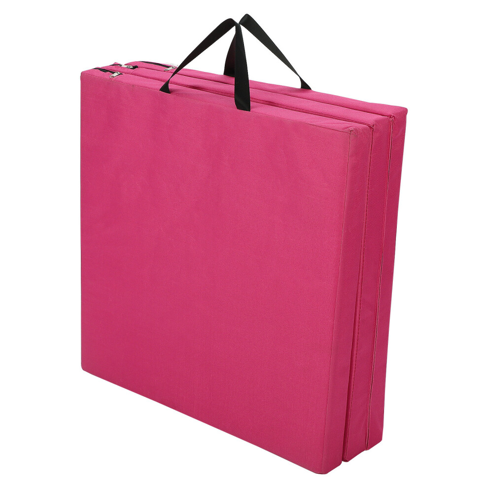 (pink) Gymnastics Mats Folding Tumbling Yoga Equipment