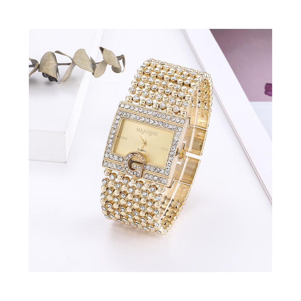 version of ladies steel band bracelet watch diamond bracelet watch square steel band bracelet watch watch-image-OPC-PBTB9TT-NEW