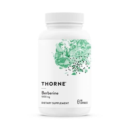 Thorne, Berberin, 1 000 mg, 60 Caps (500 mg per Capsule)