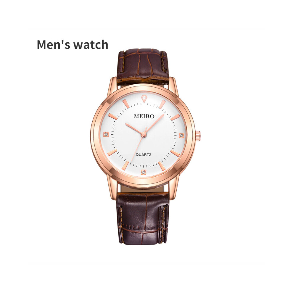 Creative Couples Rhinestone Leather Strap Wrist Watch Watches for Men Business Clock-image-OPC-PBTBC7M-NEW