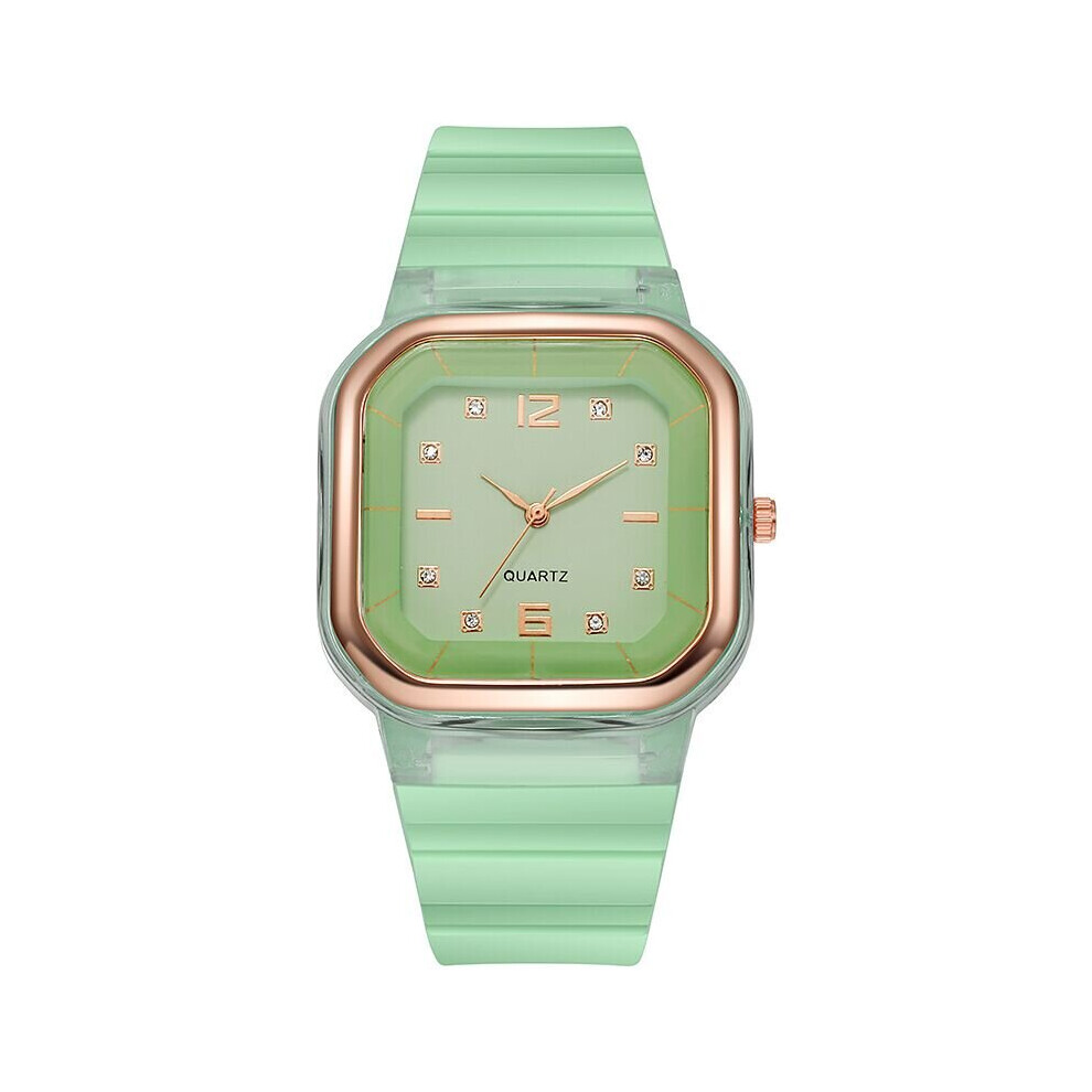 Relogio Feminino Selling Square Colorful Silicone Rubber Quartz Watches for Women Casual Sports Women Wristwatches-image-OPC-PBTBD82-NEW