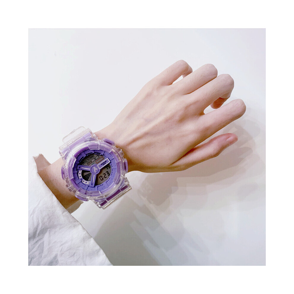 Boys, girls and children sports electronic watch waterproof transparent electronic watch-image-OPC-PBTBDT5-NEW