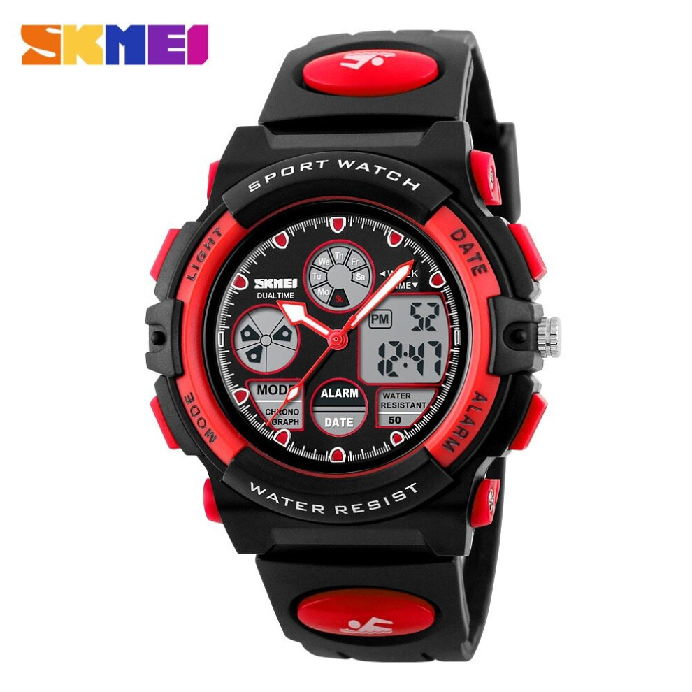 Children's Sports Waterproof Children's Sports Students Children's Electronic Watch-image-OPC-PBTBFRY-NEW