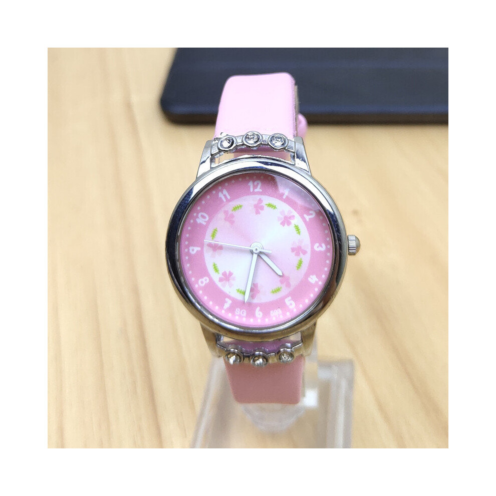Flower Pattern Girls Quartz Watch Dress Ladies Leather Watch Birthday Gift Clock Relogio Feminino Saati-image-OPC-PBTBFXX-NEW