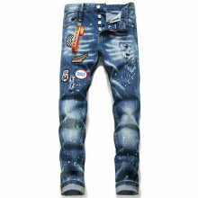 (W38(54)) DSQUARED2 Mens Jeans Bottom ICON Denim Trousers Pants DSQ2 Skinny Jeans