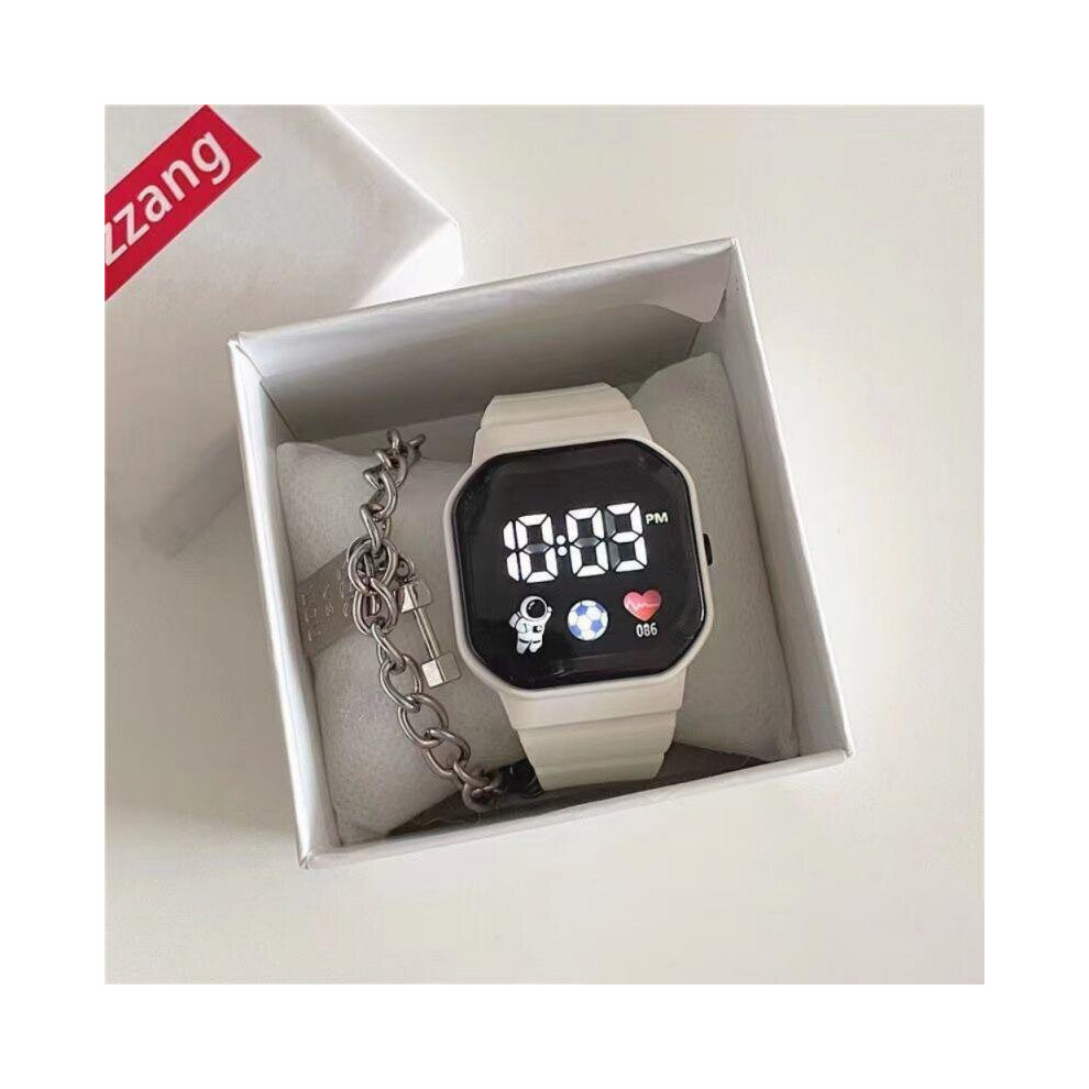 1 Pcs Children Watch Boy Girls LED Digital Watch Kids Sports Watches Silicone Strap Women Men Wristwatches-image-OPC-PBTBHFN-NEW