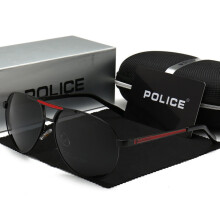 ( Black) Men's HD Polarized PL Sunglasses With Box Classic Driving Glasses