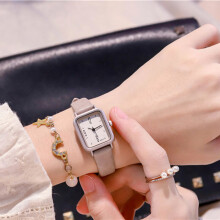 Retro Big Square Watches for Ladies Watch Leather Belt Watch Wrist Watch for Women Rectangular