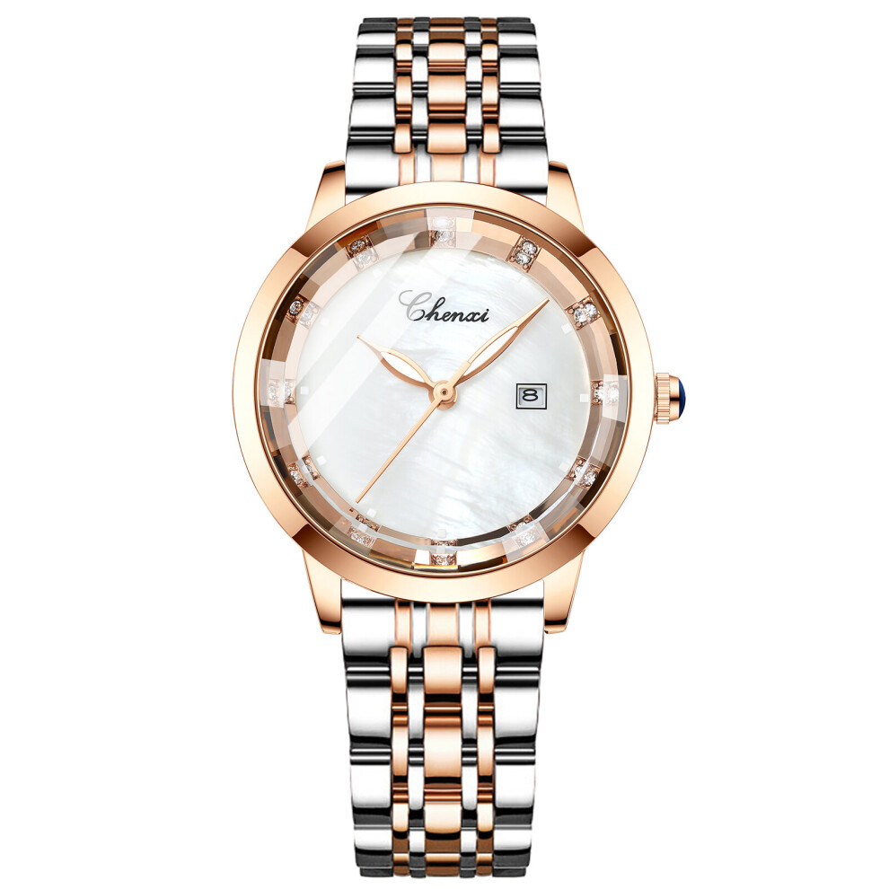 Ladies Watches Round Dial Clock Casual Leather Waterproof Watch Analog Quartz Women Wristwatch-image-OPC-PBTBW7X-NEW