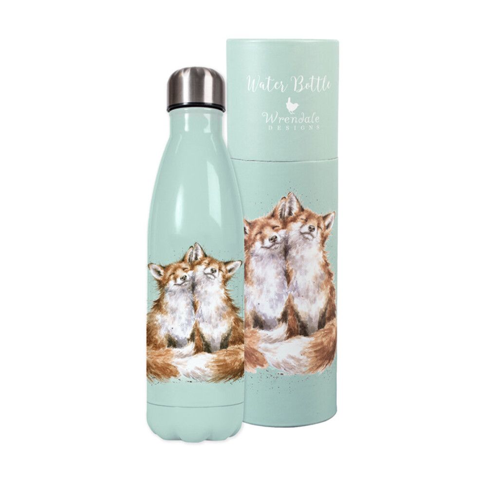 Contentment' Foxes | Isotherm Water Bottle | Gift | Wrendale Designs