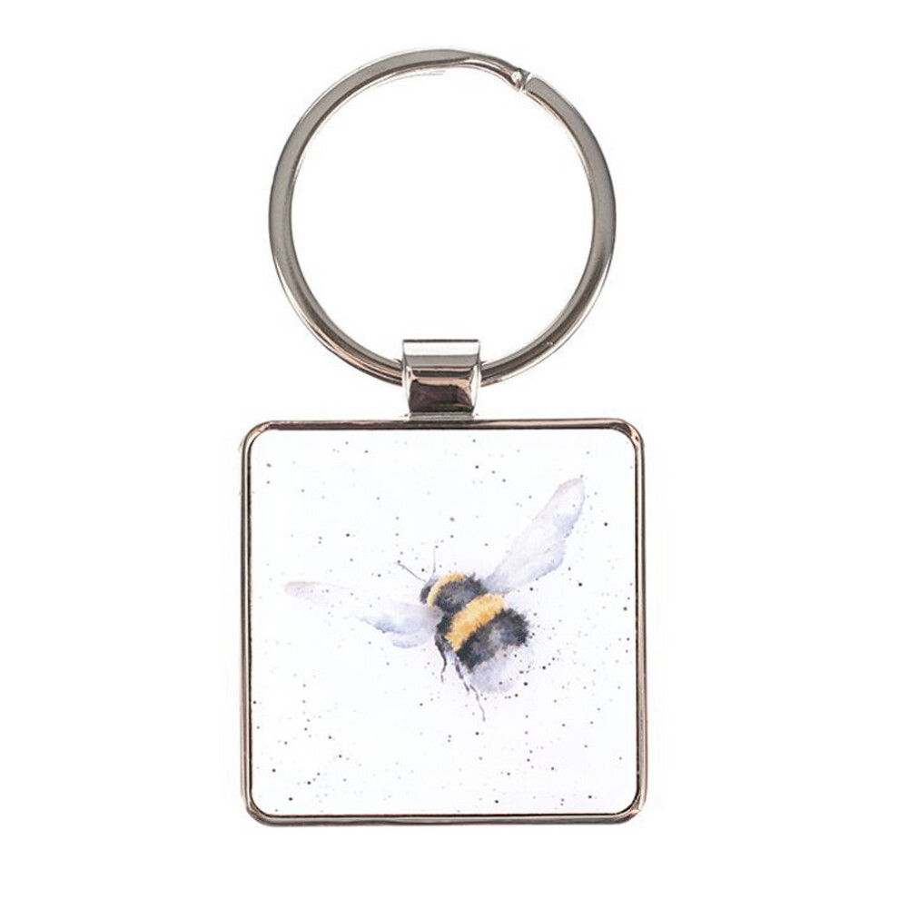 Wrendale Metal Keyring | Bumble Bee | Cracker Filler | Mini Gift