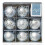 60mm Silver Christmas Baubles | 9 Assorted | Shatterproof Tree Decorations 1
