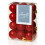 30mm Red Christmas Baubles | 24 Assorted | Shatterproof Tree Decorations 1