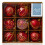 Premier 60mm Red Christmas Baubles | 9 Assorted | Shatterproof Tree Decorations 1