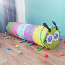 Foldable 6FT Caterpillar Crawl Play Tunnel Pop-up for Kids