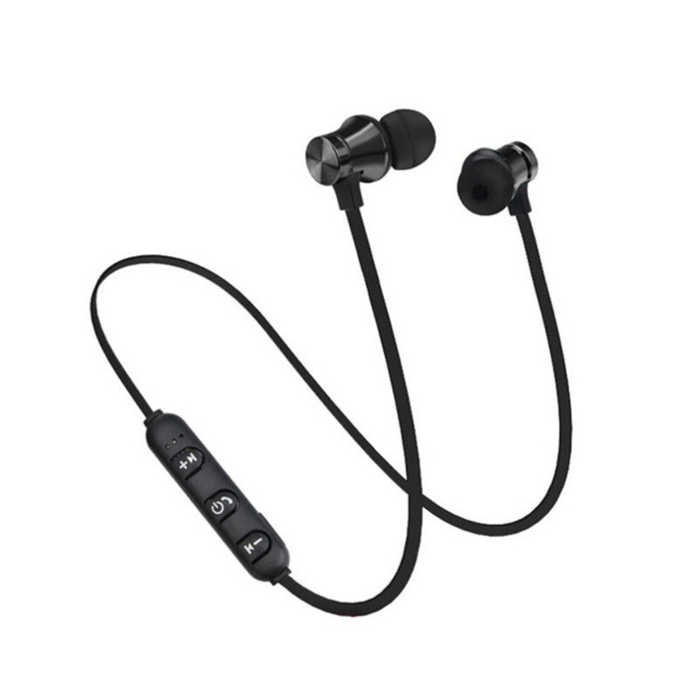 Magnetic Wireless Bluetooth-Compatible Earphone Xt11 Music Headset Phone Neckband Sport Earbuds Earphone With Mic Multicoloured 885653480443