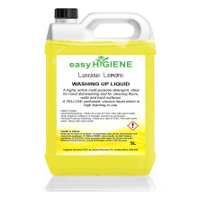 Luscious Lemon 5L WASHING UP LIQUID 1x 5 Litre five Perfumed Yellow