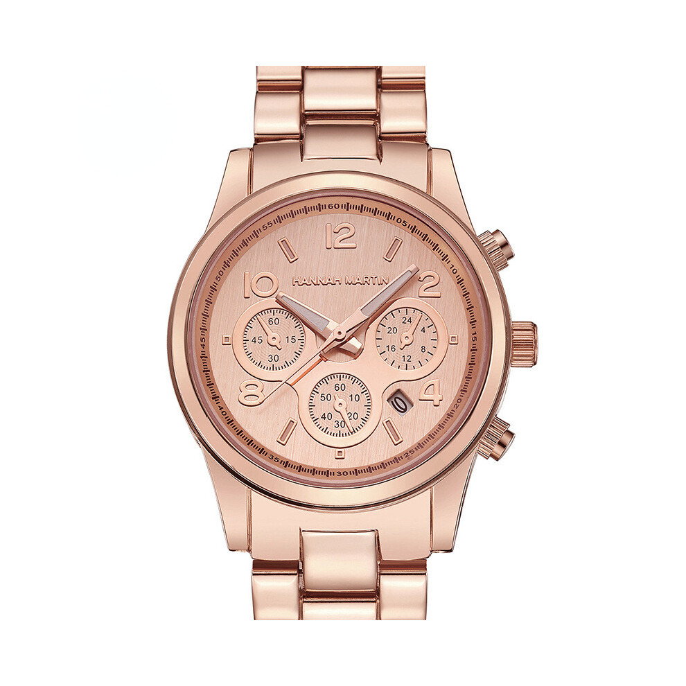 Classic Women Rose Top Laides Dress Business Casual Waterproof Watches Quartz Calendar Wristwatch-image-OPC-PBTBWY9-NEW