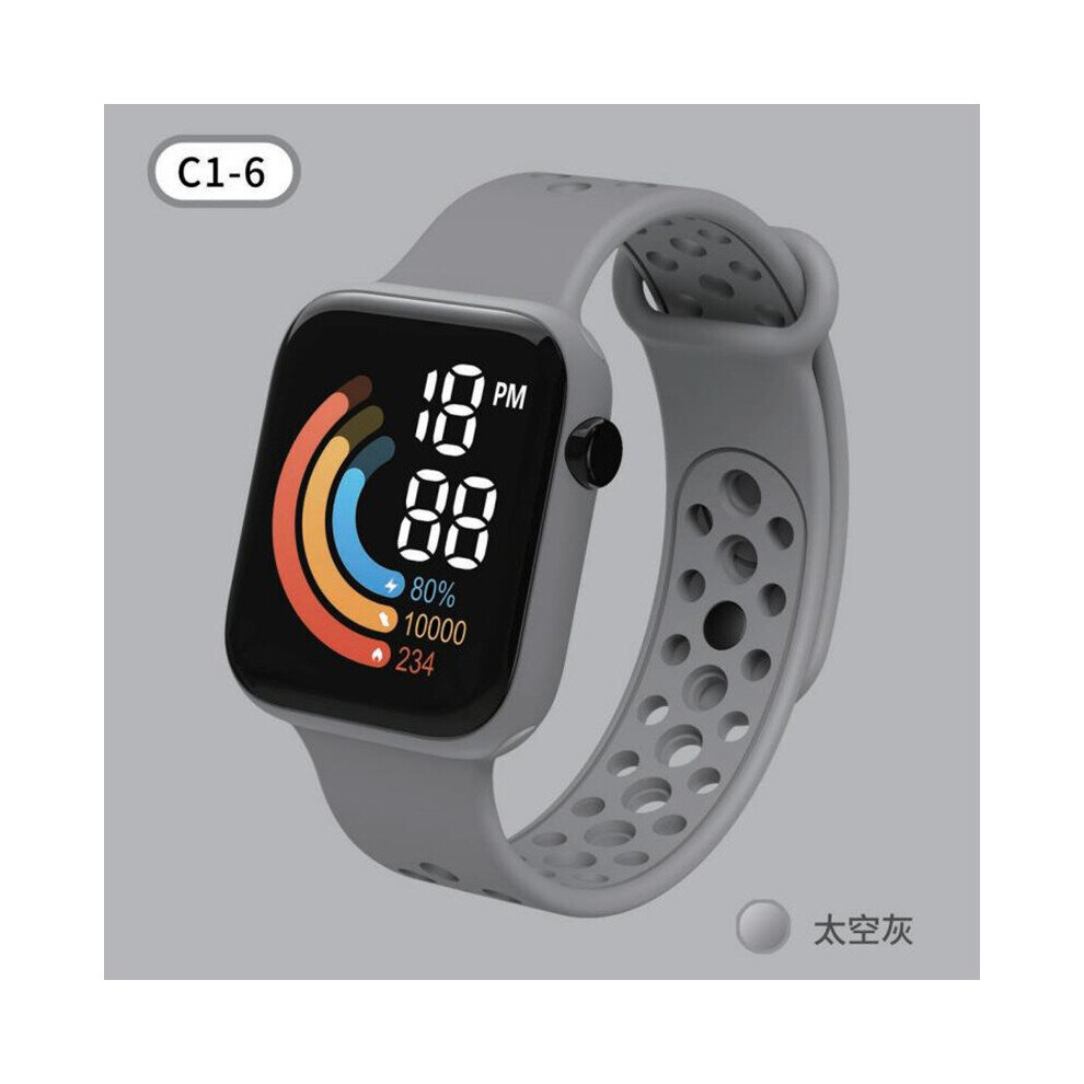 Kids Smart Watch Waterproof Sports Led Electronic Digital Watches Silicone Children's Watch Boy Girls Wristwatch Multicoloured 885653493849