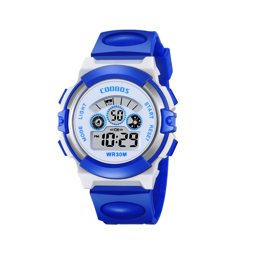 Sport Kids Electronic Watch Led Luminous Children's Wrist Watches 30M Waterproof Women's Digital Bracelet Montre Enfant-image-OPC-PBTC56C-NEW