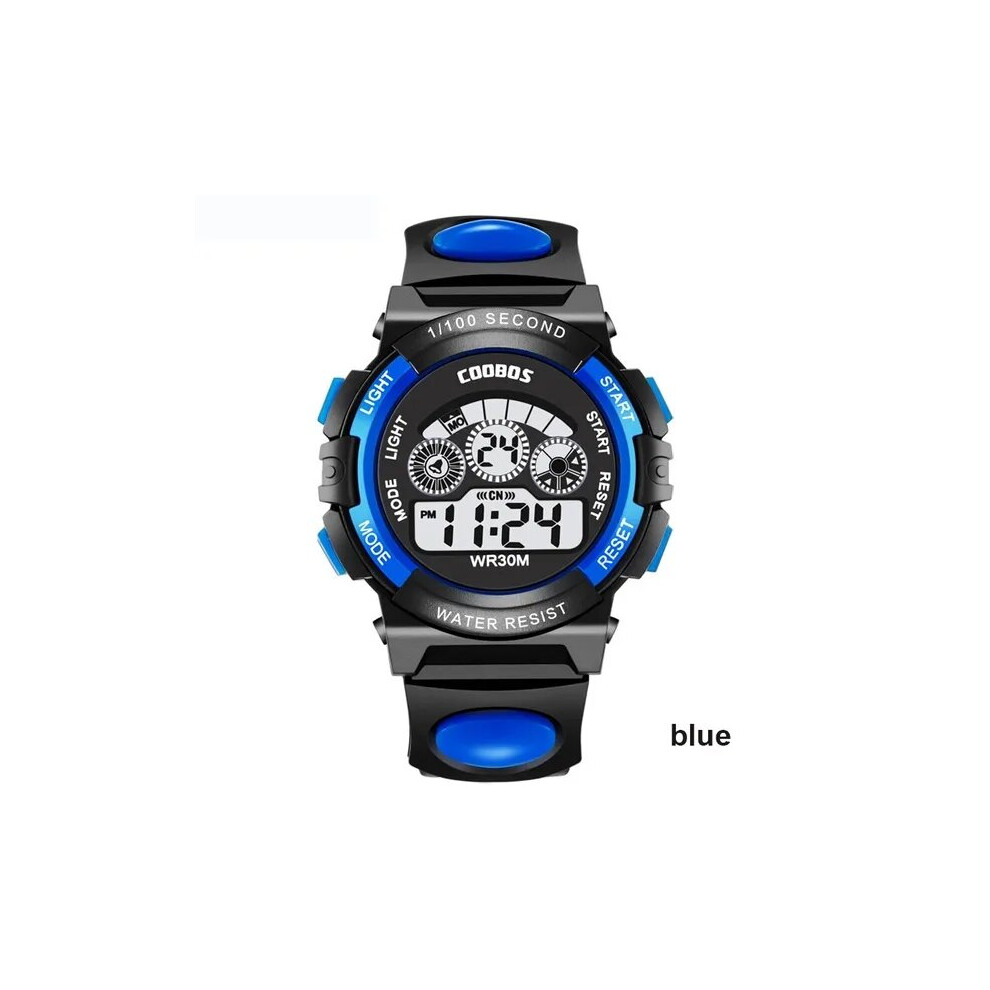 Children Luminous Sport Watches Silicone Strap Waterproof LED Digital Watch for Kid Children Student Girl Boy Wristwatch Clock-image-OPC-PBTC58T-NEW