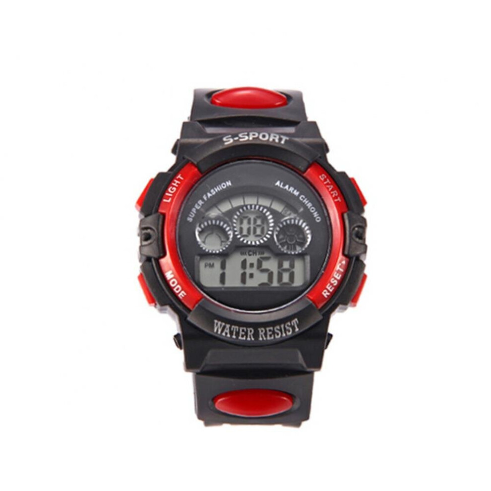 Waterproof Children LED Digital Display Alarm Date Luminous Sports Wrist Watch-image-OPC-PBTC679-NEW
