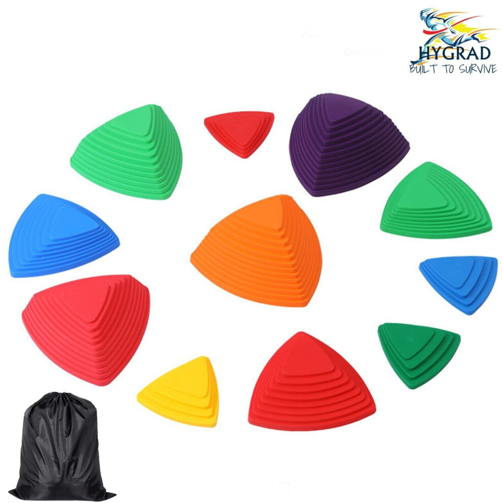 11 Pcs Kids Stepping Stones Balance River Stones Obstacle Course Sensory Play UK-image-OPC-PBTC68Y-NEW