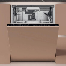 Hotpoint Hydroforce H8I HP42 L UK Built-In Dishwasher - 14-Place Setting, 6 Programmes, ActiveDry, Hydroforce 3rd Rack, Black (H8IHP42LUK)
