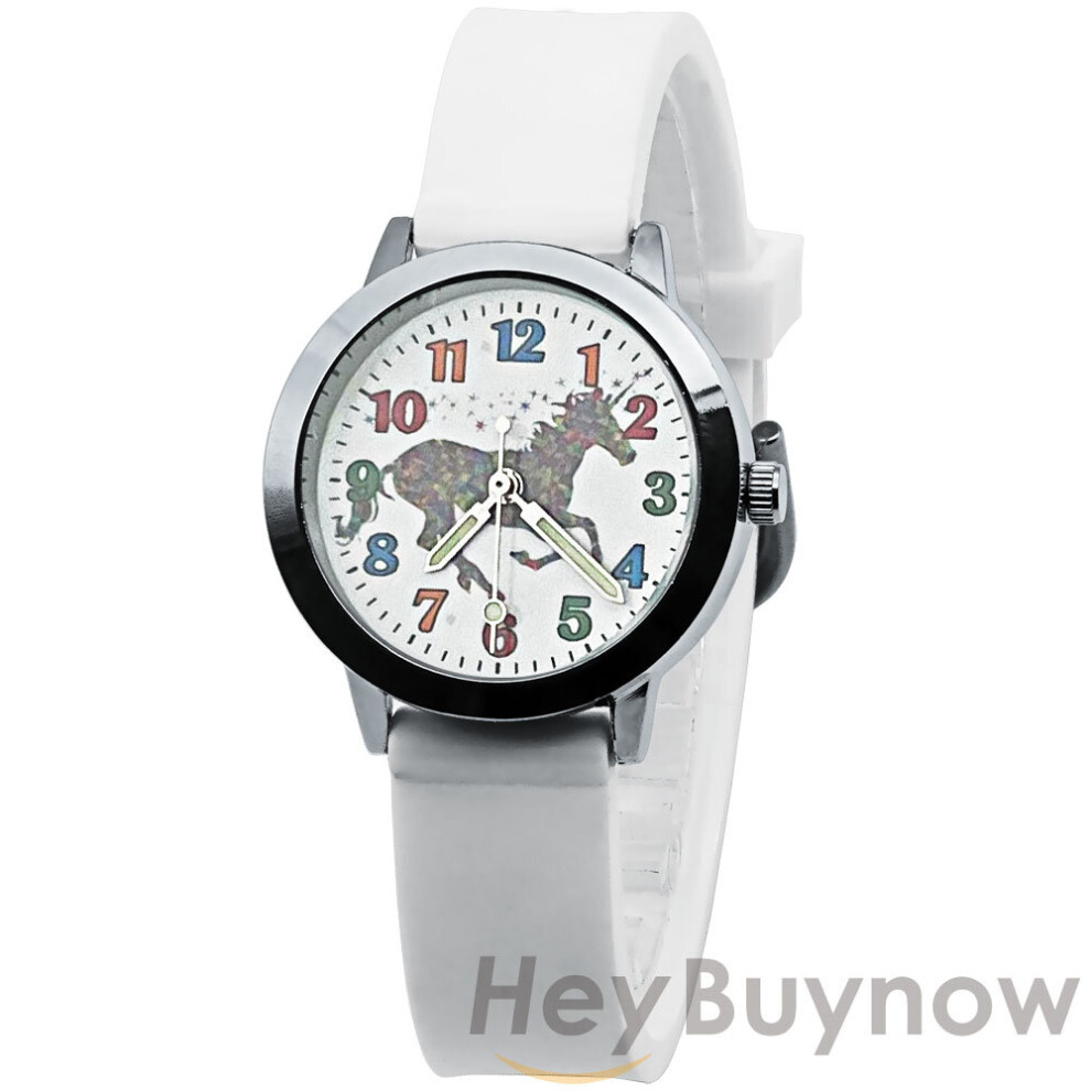 Kid Watch Cartoon Pony Quartz Watch Fashionable Luminous Fruit Ice Silicone Children's Watch Gift for Boys and Girls-image-OPC-PBTC6QM-NEW