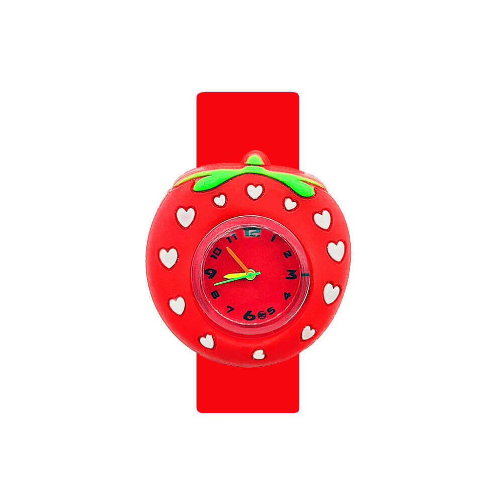 Flowers Fruits Pattern Children Watch Crystal Slap Strap Baby Quartz Wristwatch Girls Kids Watches Clock Montre Enfant-image-OPC-PBTC6RK-NEW