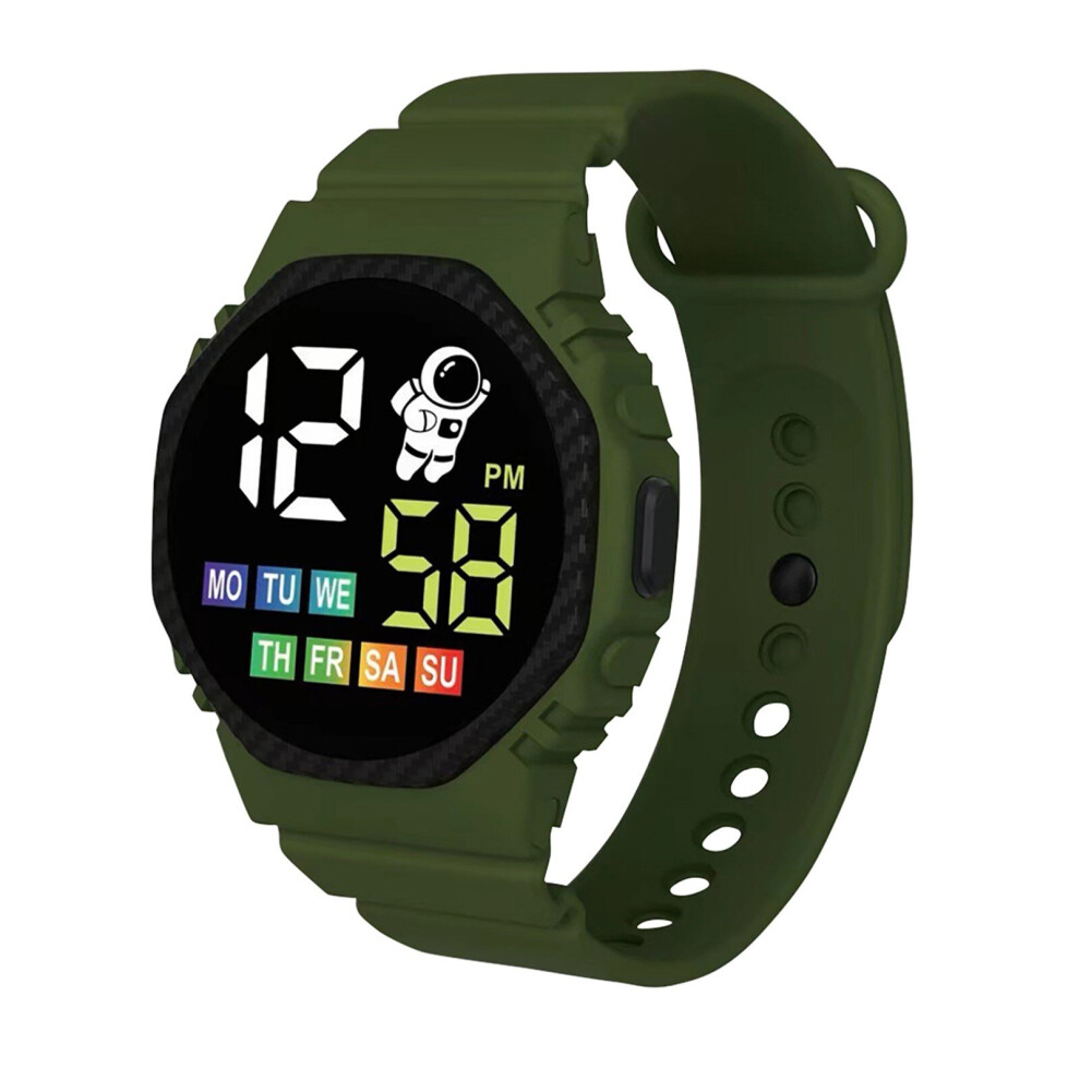Multicolor Children's Smart Watch Led Digital Wrist Watches For Boy Girl Display Week Waterproof Student Sport Watches Montre Multicoloured 885653538281