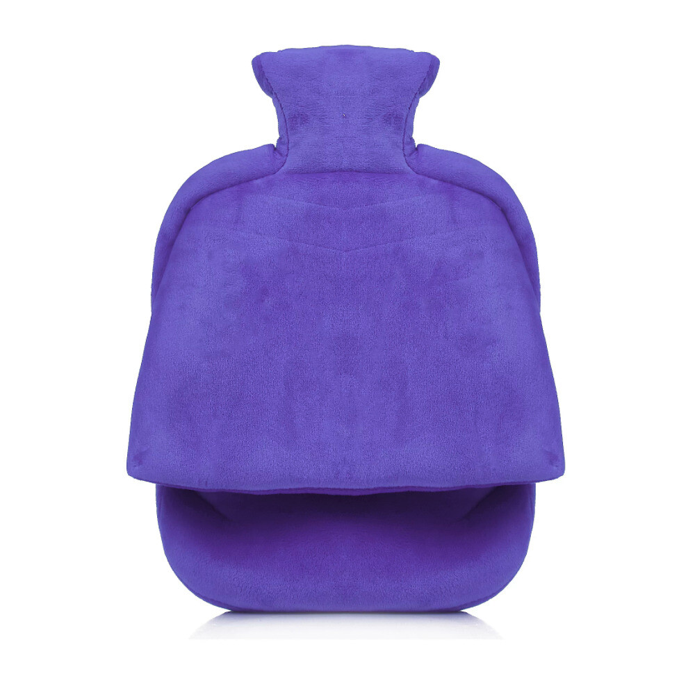 Vagabond Purple Fleece Hot Water Bottle Foot Warmer
