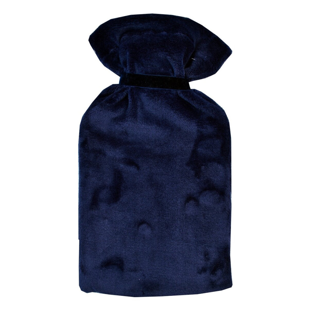 Vagabond Navy Cuddlesoft Fleece 2L Hot Water Bottle