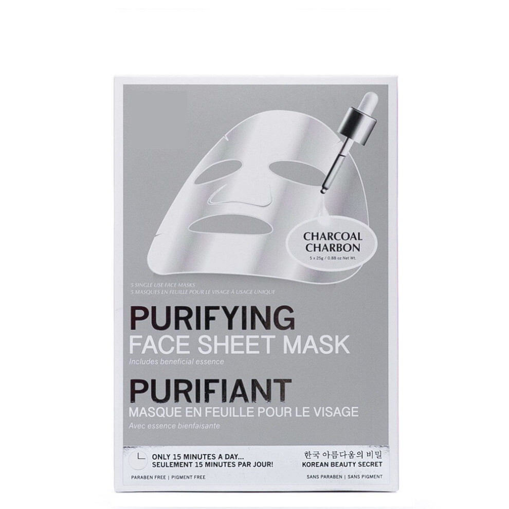 Danielle Creations Charcoal Purifying & Detoxifying Sheet Mask
