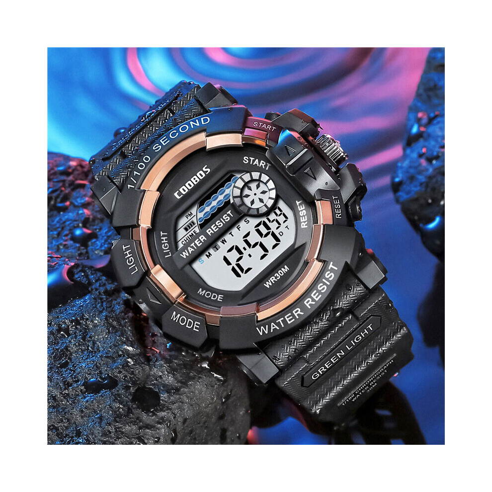 Luminous Waterproof Children's Watch Boys Led Digital Watches PU Strap Sport Kids Casual Electronic Gift Clock Relogio Infantil-image-OPC-PBTC6YS-NEW