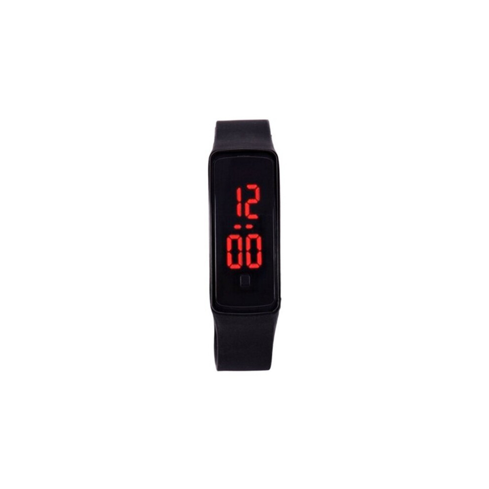 Silicone Unisex Watchband Women Men Led Digital Screen Watch Sports Watches Outdoor Wristwatches For Student Kids Multicoloured 885653532777