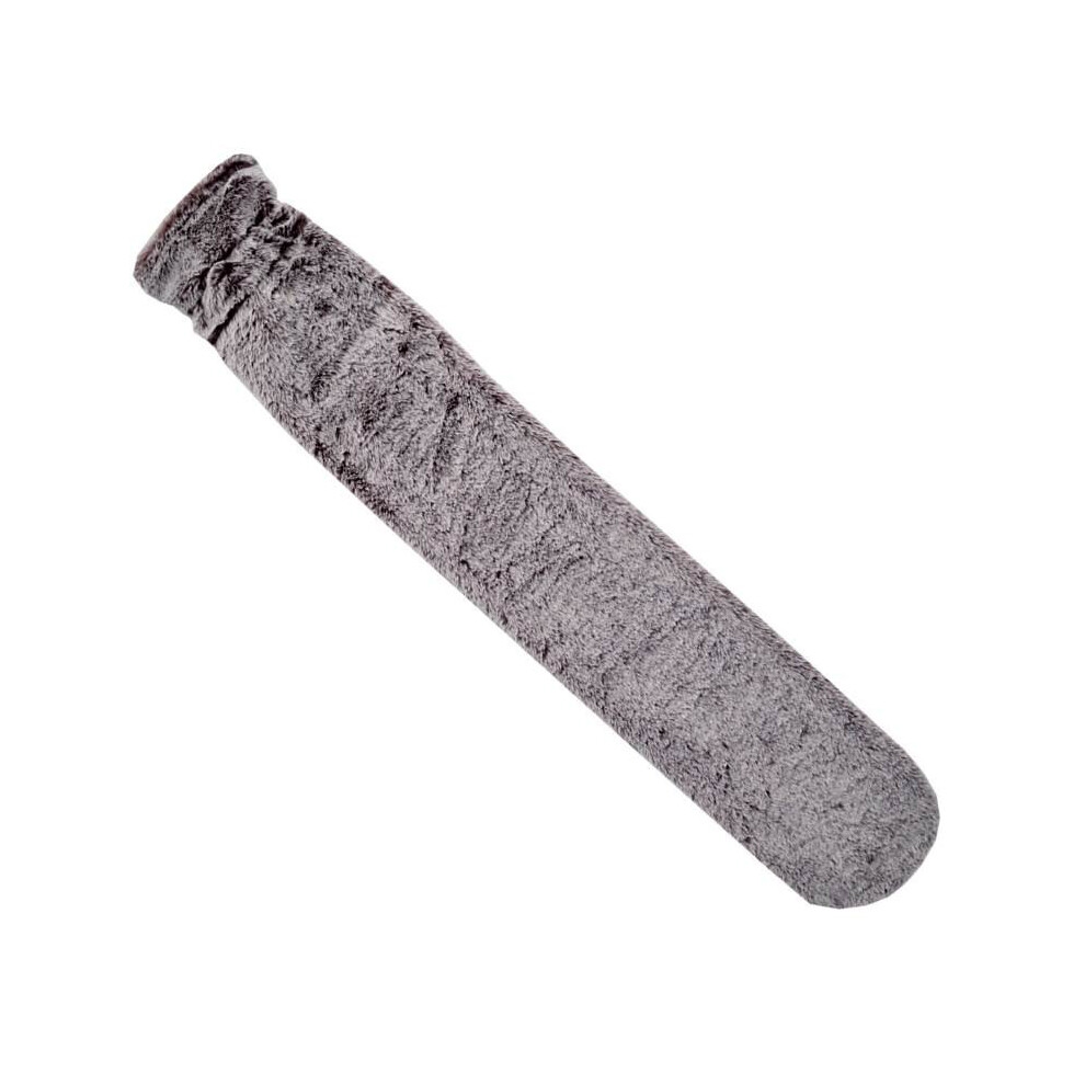 Vagabond Grey Faux Wolf Fur Long Hot Water Bottle