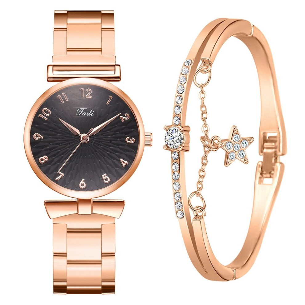 Women's Minimalist Watch and Bracelet Set Durable Adjustable Scratch Resistant Comfortable to Wear for Daily Life XIN-Shipping-image-OPC-PBTCBCS-NEW