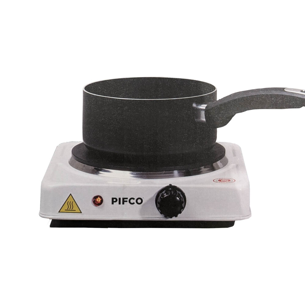 PIFCO 204783 Portable Single Electric Hob - White
