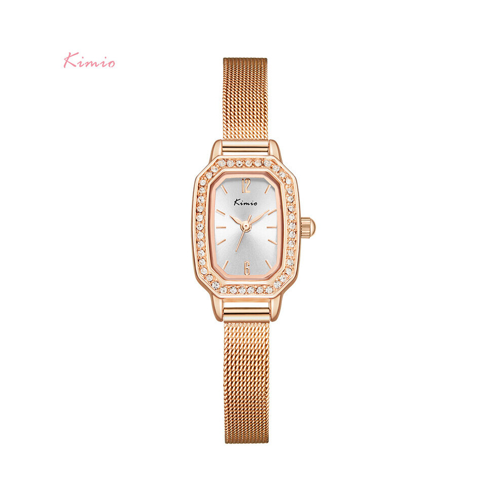 2149VC Casual Square Watch Rhinestone Quartz Watch Stainless Steel Waterproof Wristwatch Women Business Watches-image-OPC-PBTC85V-NEW