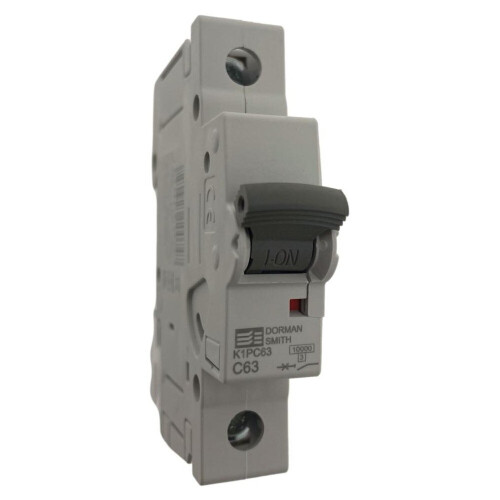 Dorman Smith K1PC63 Miniature Circuit Breaker MCB Single Pole Type C 10kA 63 Amp