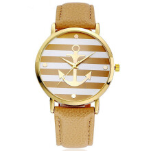 Boat Anchor Watch Women Leather Quartz Watches Casual Woman Watch Female Clock Relogio Feminino BuckleQuartz