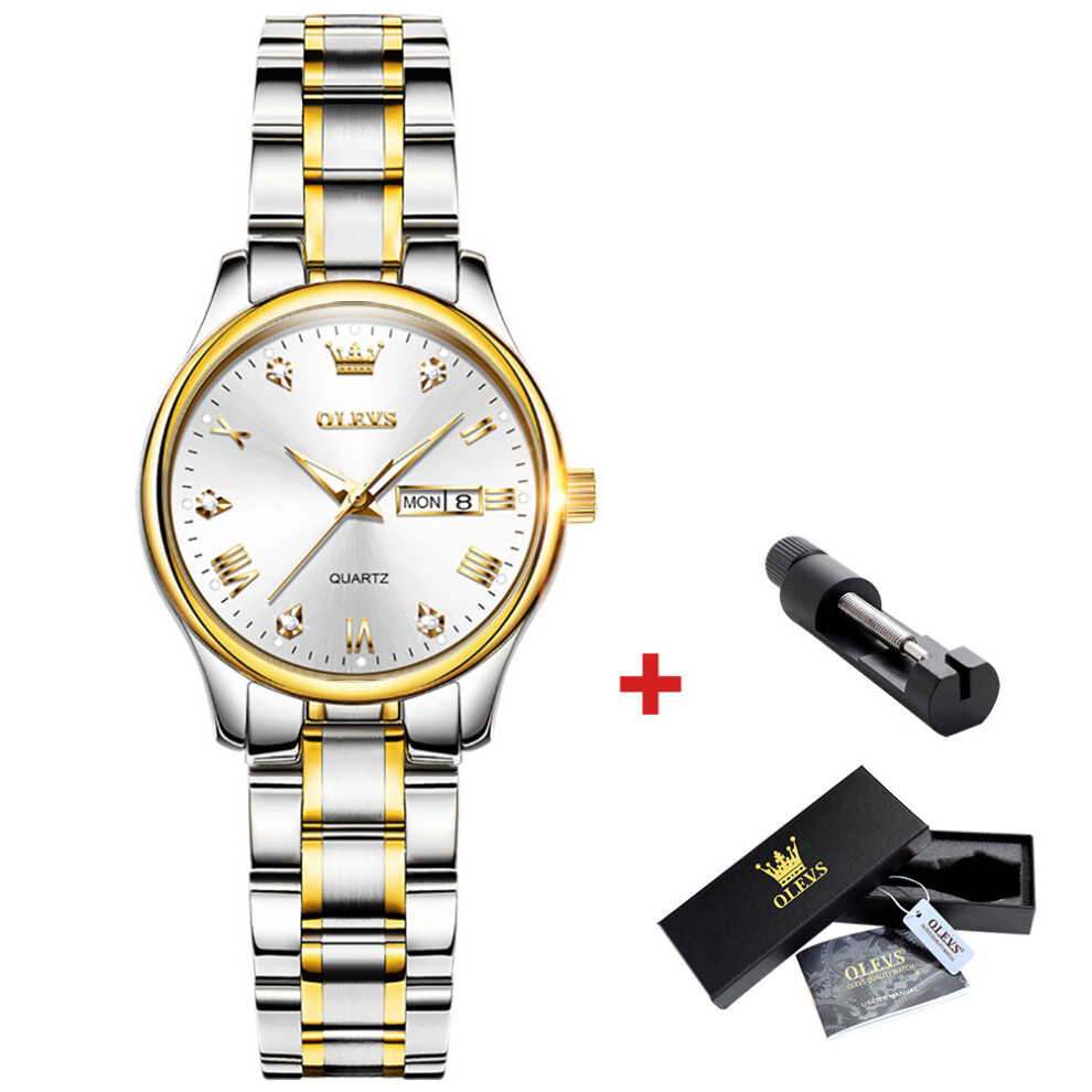 Women Quartz Watch Waterproof Classic Lady Watch Stainless Steel Strap Watches-image-OPC-PBTCH5V-NEW