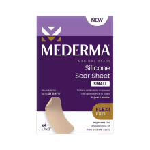 Mederma, Silicone Scar Sheet, Small, 4 Count