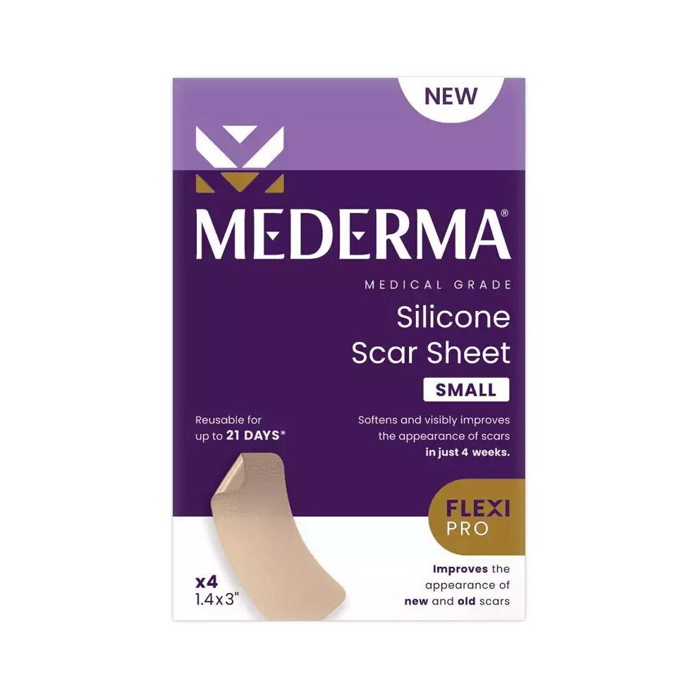 Mederma Silicone Scar Sheets Size Small