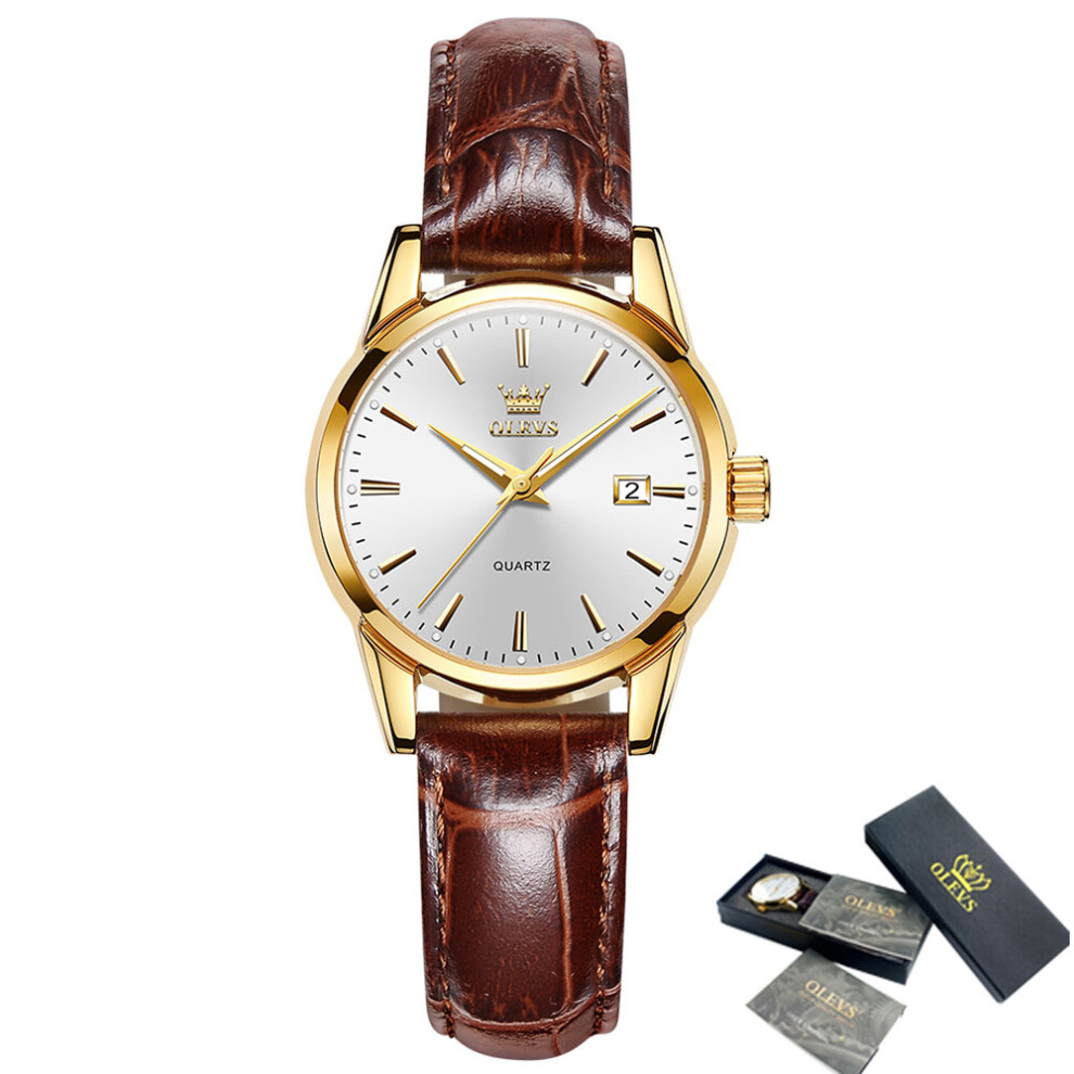 Women Watche Top Bussness Breathable Leather Luminous Hand Quartz Wristwatch for Women-image-OPC-PBTCHTR-NEW